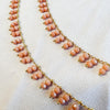 Peach bead Anklets - SOKORA JEWELSPeach bead Anklets