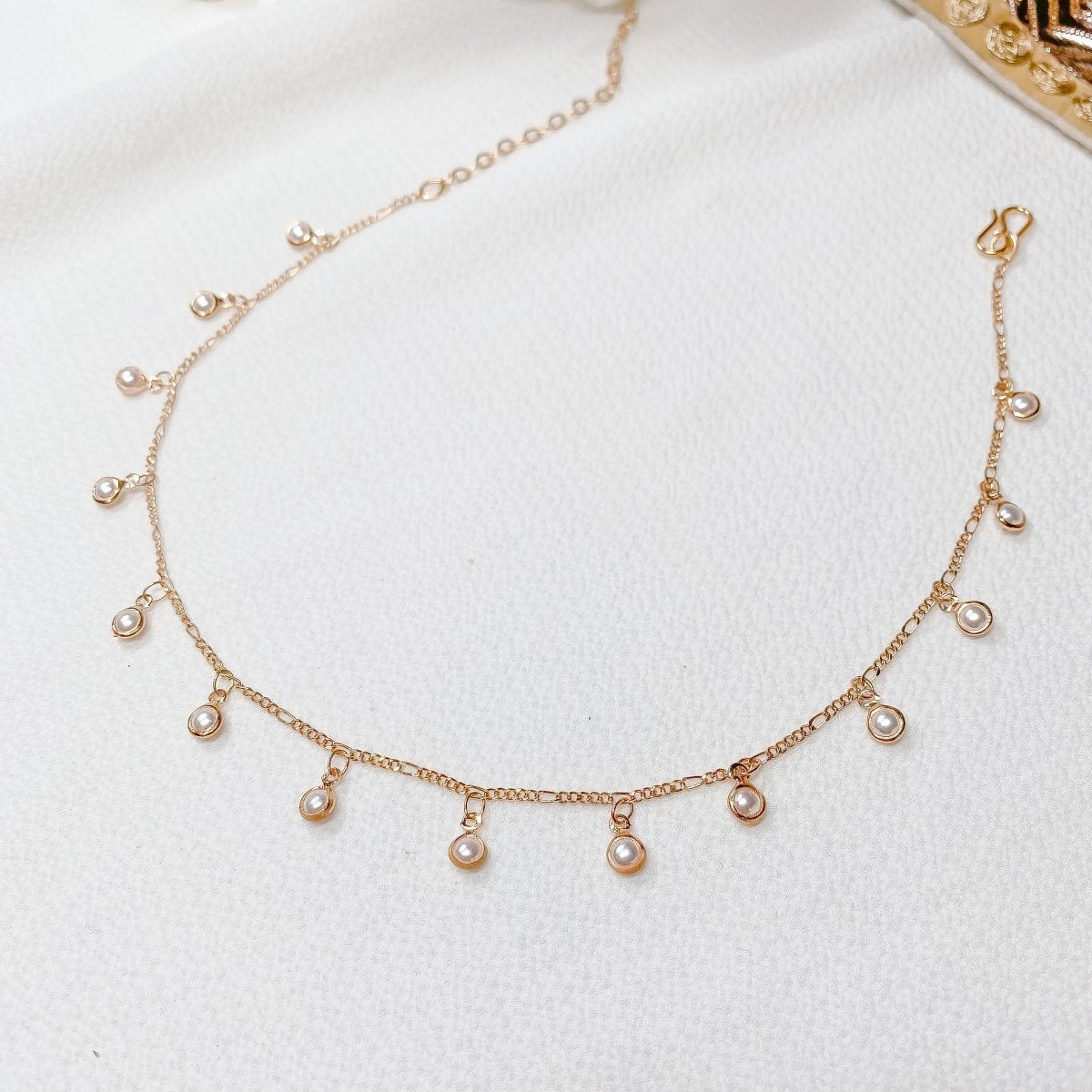 Pearl clearance charm choker