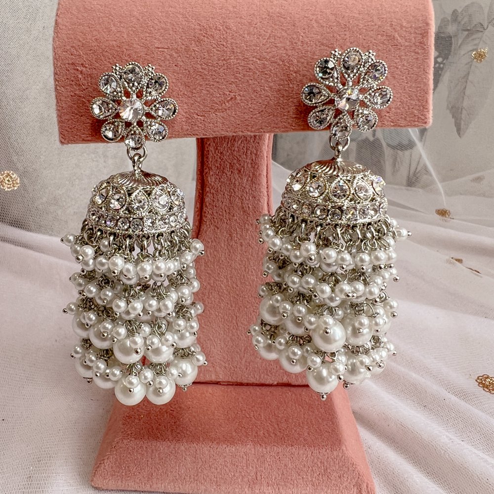 Buy Silver Earrings for Women by Arte Online | Ajio.com