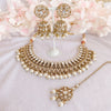 Ramila Mirrored Necklace set - Golden - SOKORA JEWELSRamila Mirrored Necklace set - GoldenNECKLACE SETS