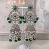 Rezwana Shanaya Double Bridal Necklace Set - Green - SOKORA JEWELSRezwana Shanaya Double Bridal Necklace Set - Greennecklace sets