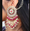 Rohini Dangling Earrings - Ruby - SOKORA JEWELSRohini Dangling Earrings - Ruby