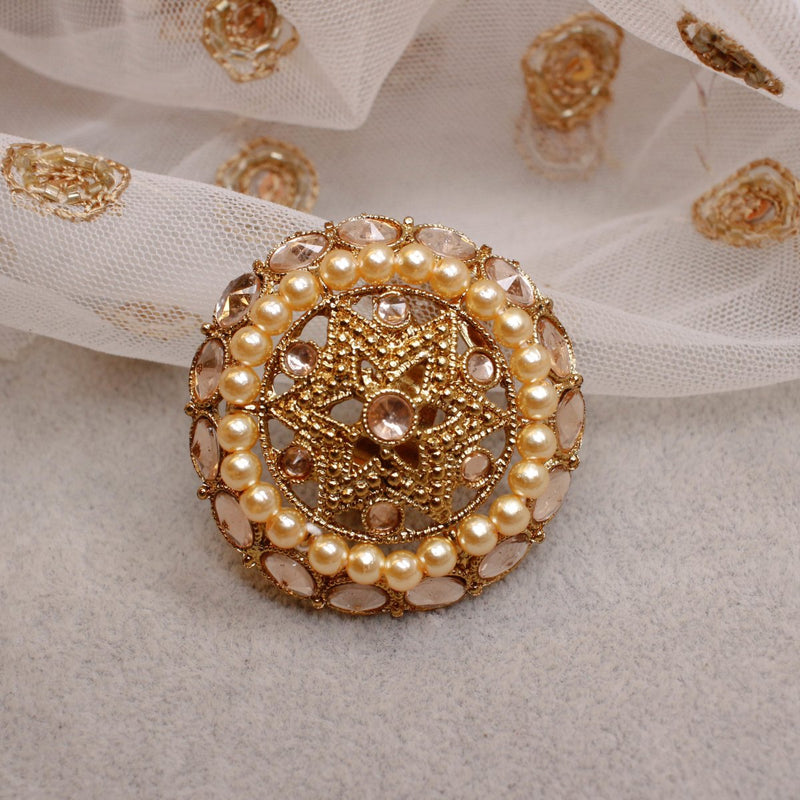Round Antique Gold Ring - SOKORA JEWELSRound Antique Gold RingRING