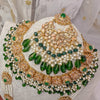 Safa Bridal Necklace set - Green - SOKORA JEWELSSafa Bridal Necklace set - Green