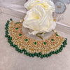 Safaa Bridal Necklace set - Green - SOKORA JEWELSSafaa Bridal Necklace set - Green
