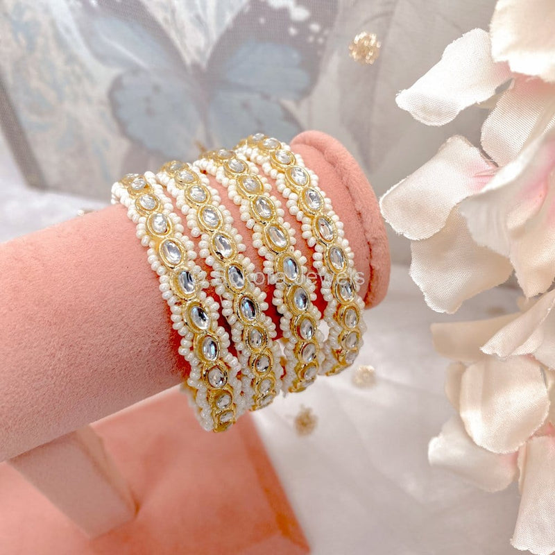 Set of Jaya Kundan Bangles – SOKORA JEWELS