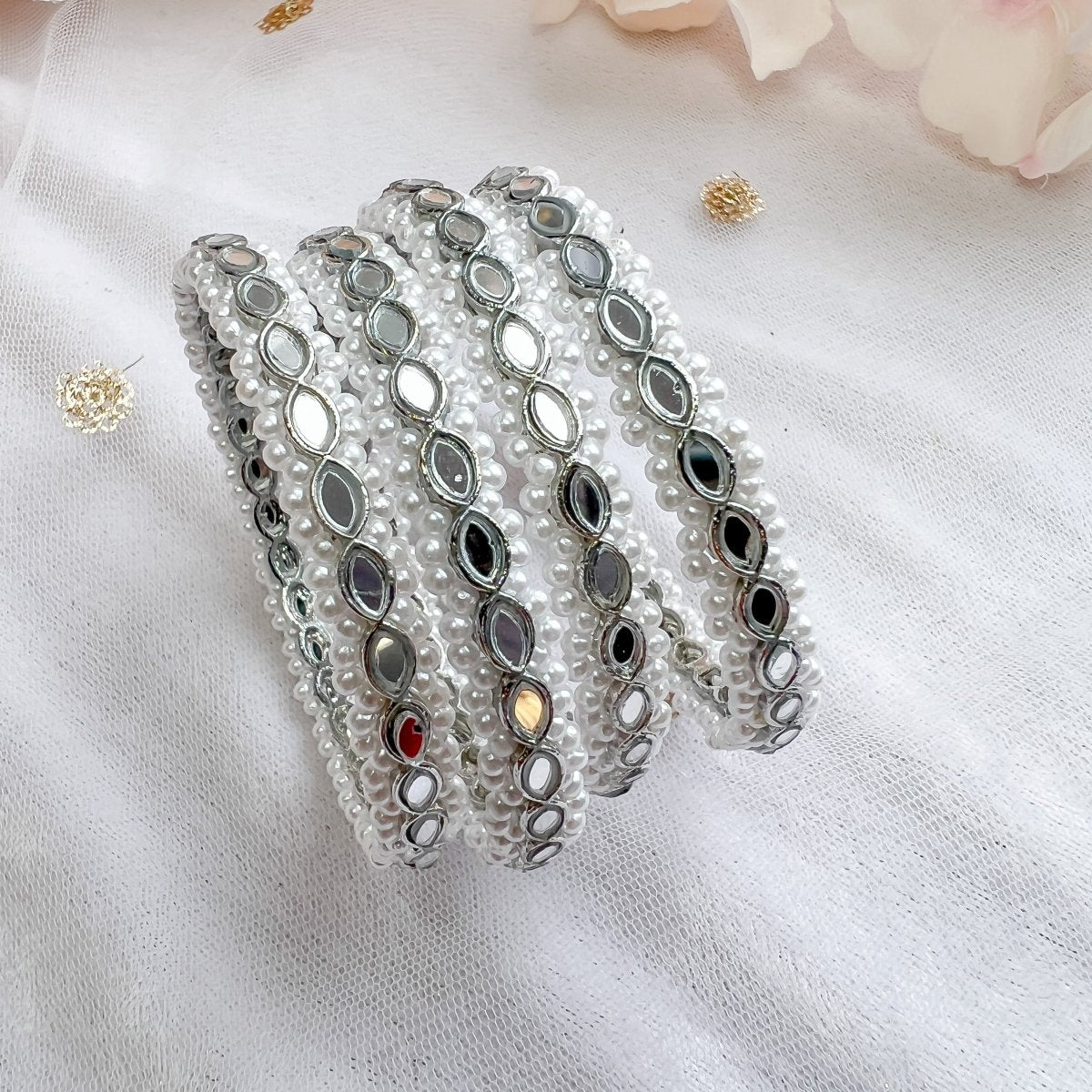 Bangles on sale silver design