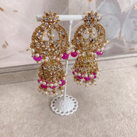 Shanaya Necklace set - Pink - SOKORA JEWELSShanaya Necklace set - Pink