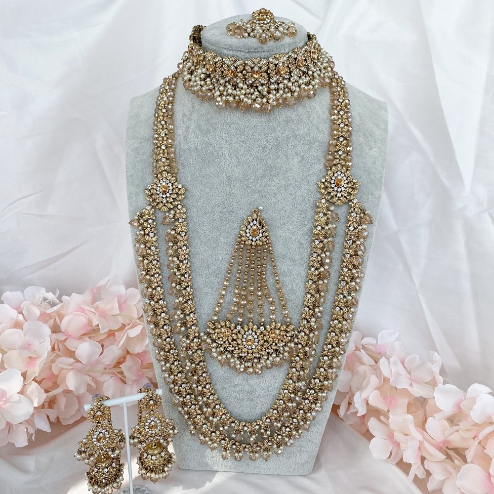 Shazmeen Bridal Necklace set - SOKORA JEWELSShazmeen Bridal Necklace set