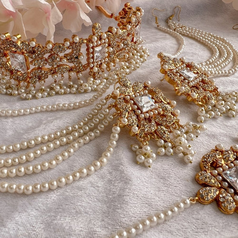 Shifa Bridal Pearl Choker Set – SOKORA JEWELS1