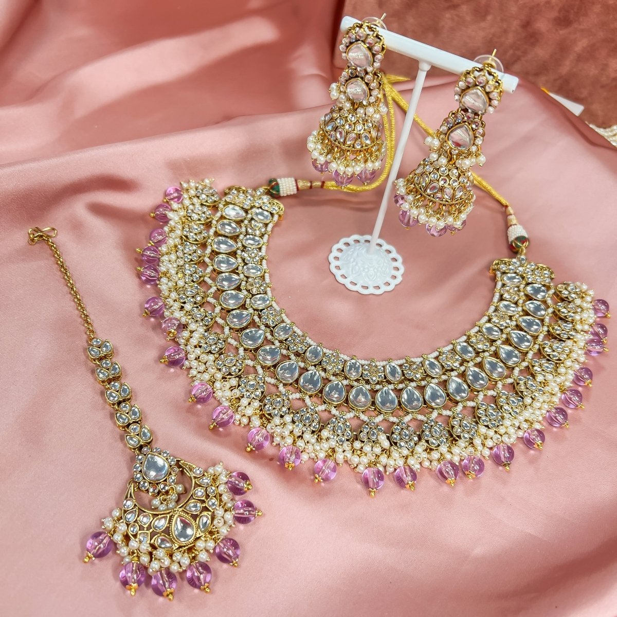 Original kundan sale set price