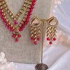 Shila Long Necklace set - Hot Pink - SOKORA JEWELSShila Long Necklace set - Hot Pink