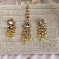 Shila Long Necklace set - Yellow - SOKORA JEWELSShila Long Necklace set - Yellow