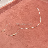 Silver Pearl Bead Nose ring - Clip on - SOKORA JEWELSSilver Pearl Bead Nose ring - Clip onnose rings
