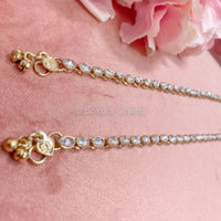 Simple Crystal Anklets - Clear - SOKORA JEWELSSimple Crystal Anklets - Clear