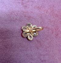Simple Floral Gold Nose ring - SOKORA JEWELSSimple Floral Gold Nose ring