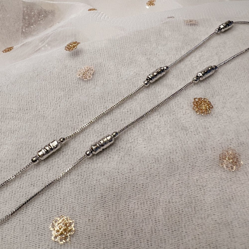 Simple Silver Anklets - SOKORA JEWELSSimple Silver Anklets