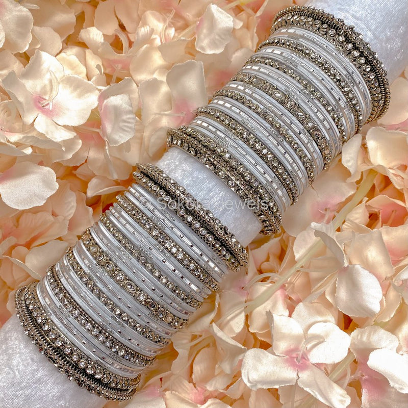 Simple Silver Bangle stack - SOKORA JEWELSSimple Silver Bangle stackBANGLES