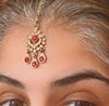 Small and Slim Clear Crystal Tikka - Golden - SOKORA JEWELSSmall and Slim Clear Crystal Tikka - Golden
