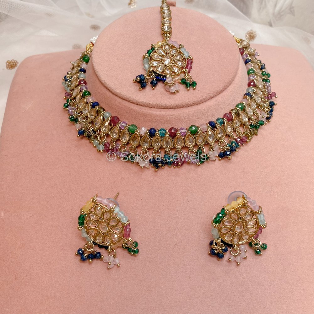 Small Antique Set - Multicolour - SOKORA JEWELSSmall Antique Set - Multicolour