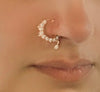Small Crystal Nose Rings - Pierced - SOKORA JEWELSSmall Crystal Nose Rings - Pierced