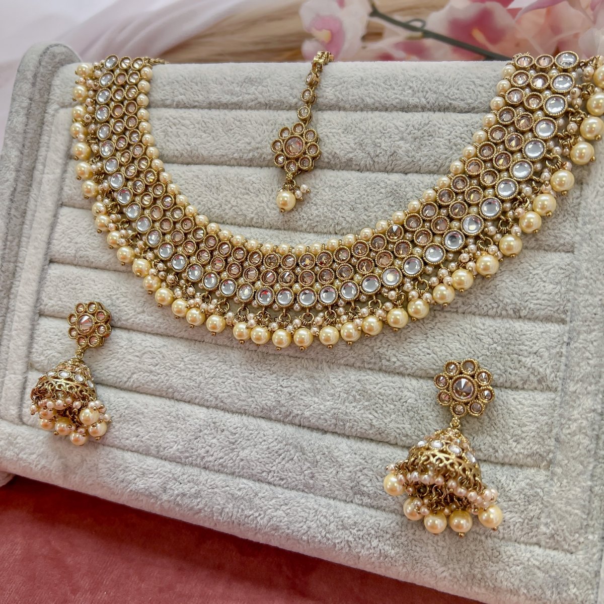 Small kundan online set