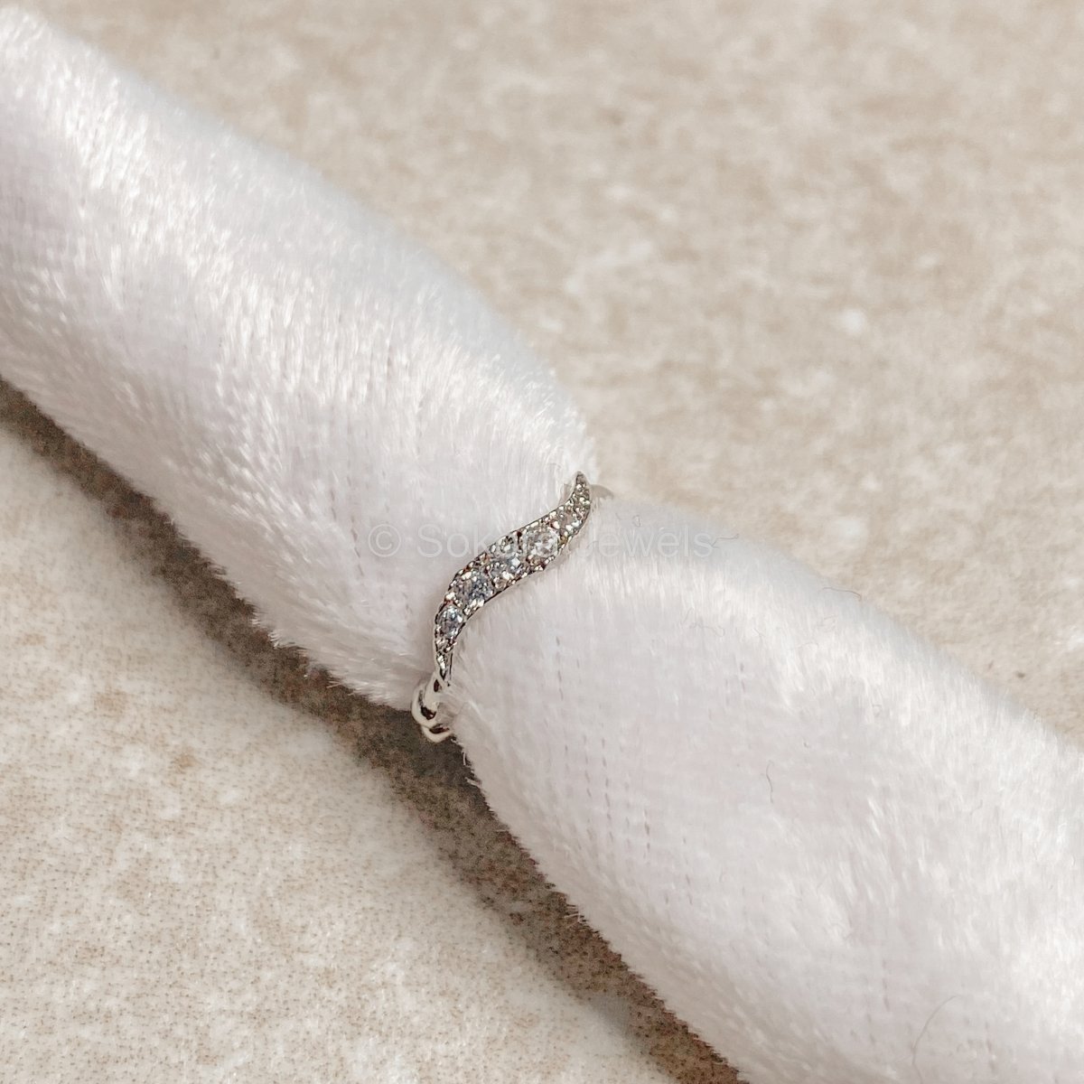 Small Silver Crystal Nose Ring - SOKORA JEWELSSmall Silver Crystal Nose Ring