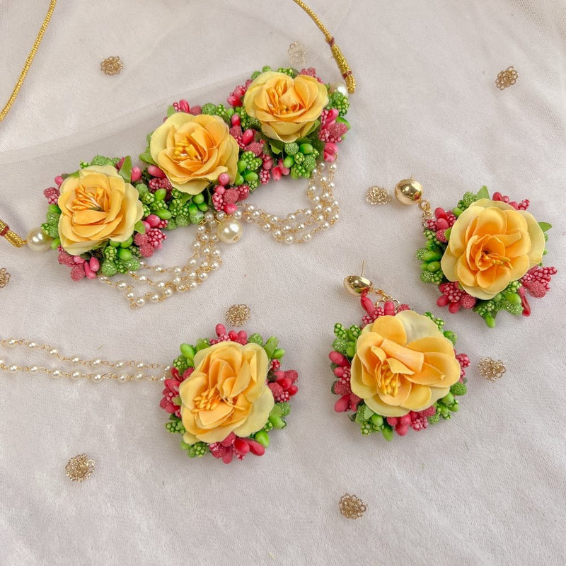 Summer Bloom Floral Necklace set - SOKORA JEWELSSummer Bloom Floral Necklace set