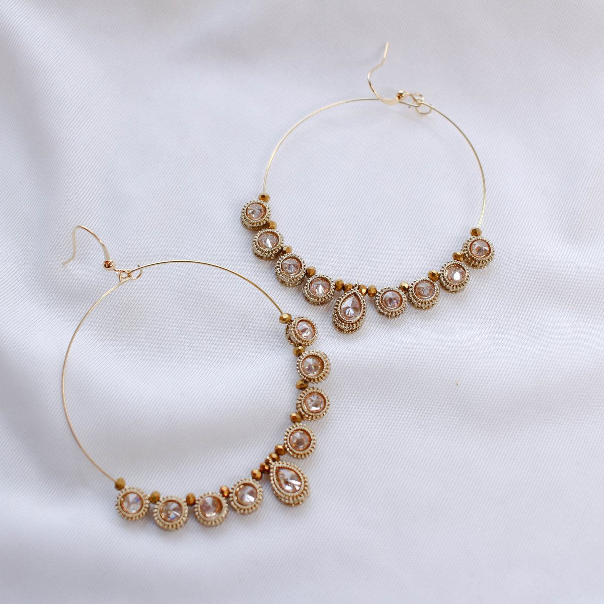 Summertime Hoop Earrings - Antique - SOKORA JEWELSSummertime Hoop Earrings - Antique