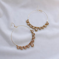 Summertime Hoop Earrings - Antique - SOKORA JEWELSSummertime Hoop Earrings - Antique