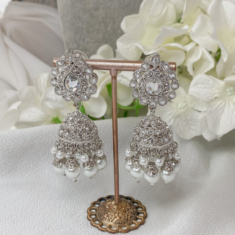 Swarna Small Jhumka Earrings - SOKORA JEWELSSwarna Small Jhumka Earrings