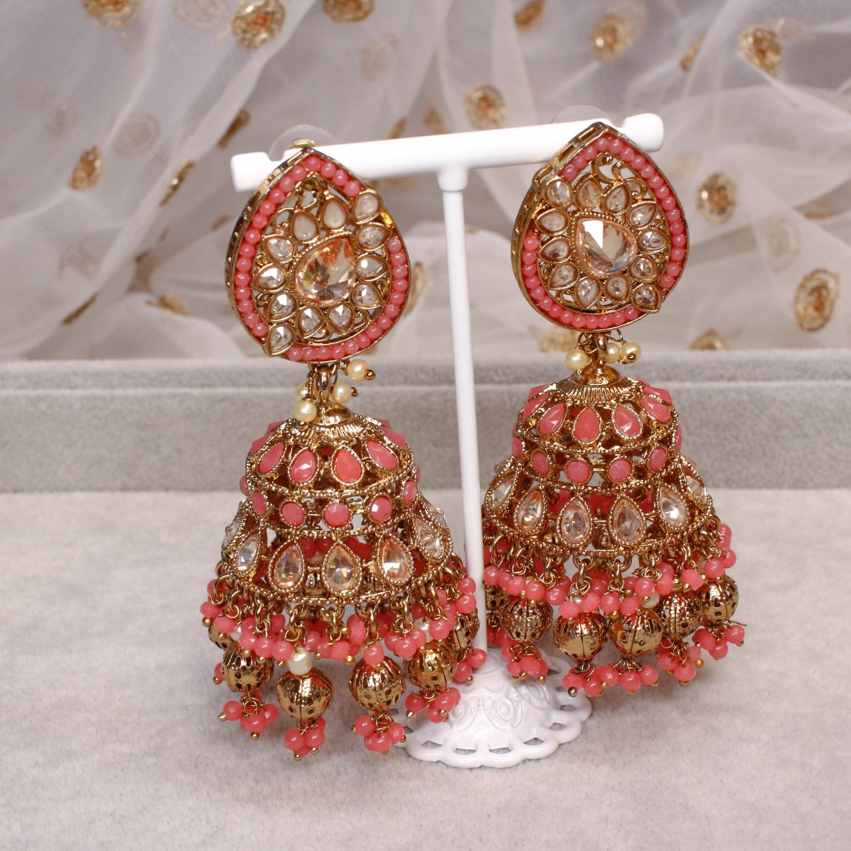 Buy Antique Lakshmi Temple Jhumkas Gold Earrings Collection ER2279