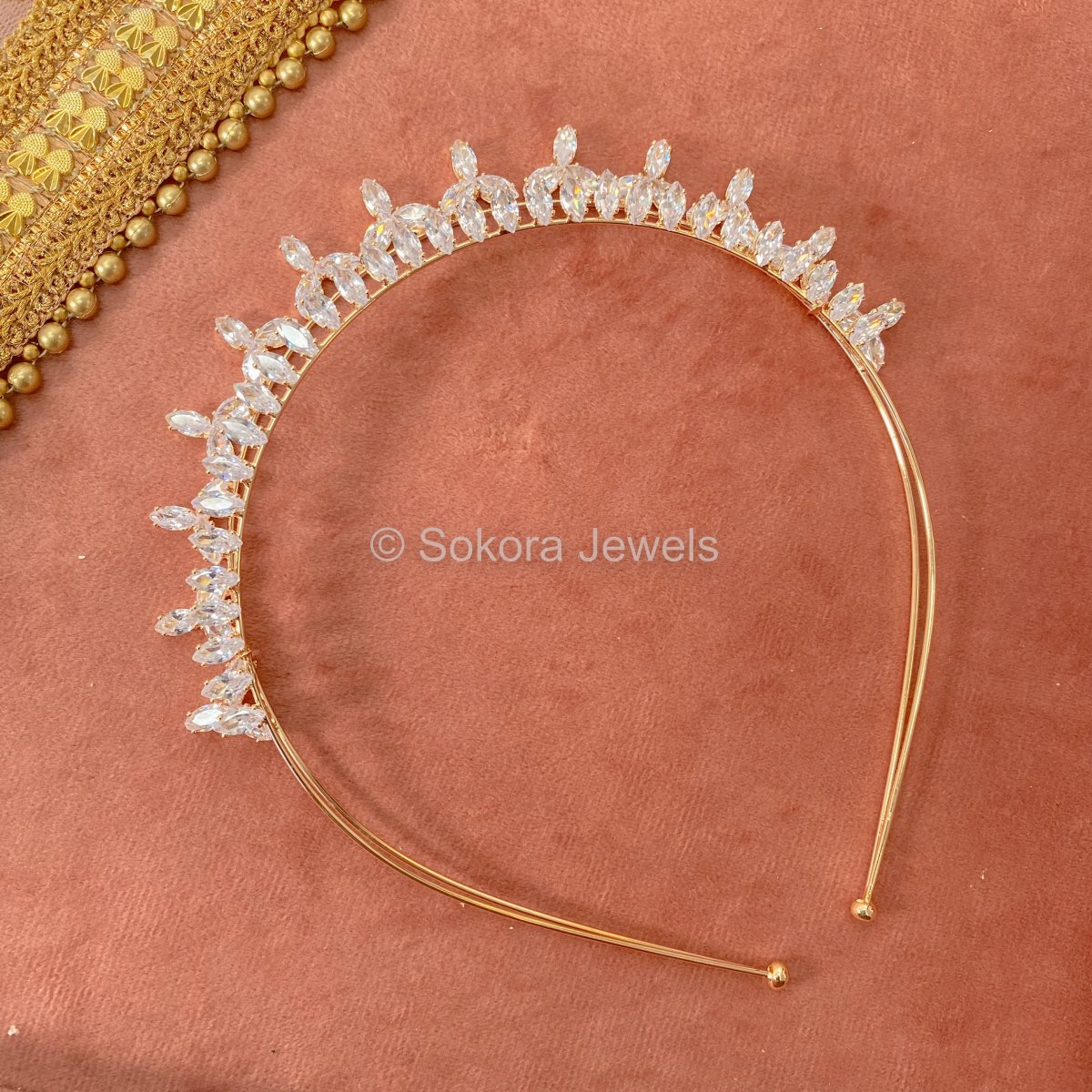 Tiara Crystal Headband - SOKORA JEWELSTiara Crystal Headband