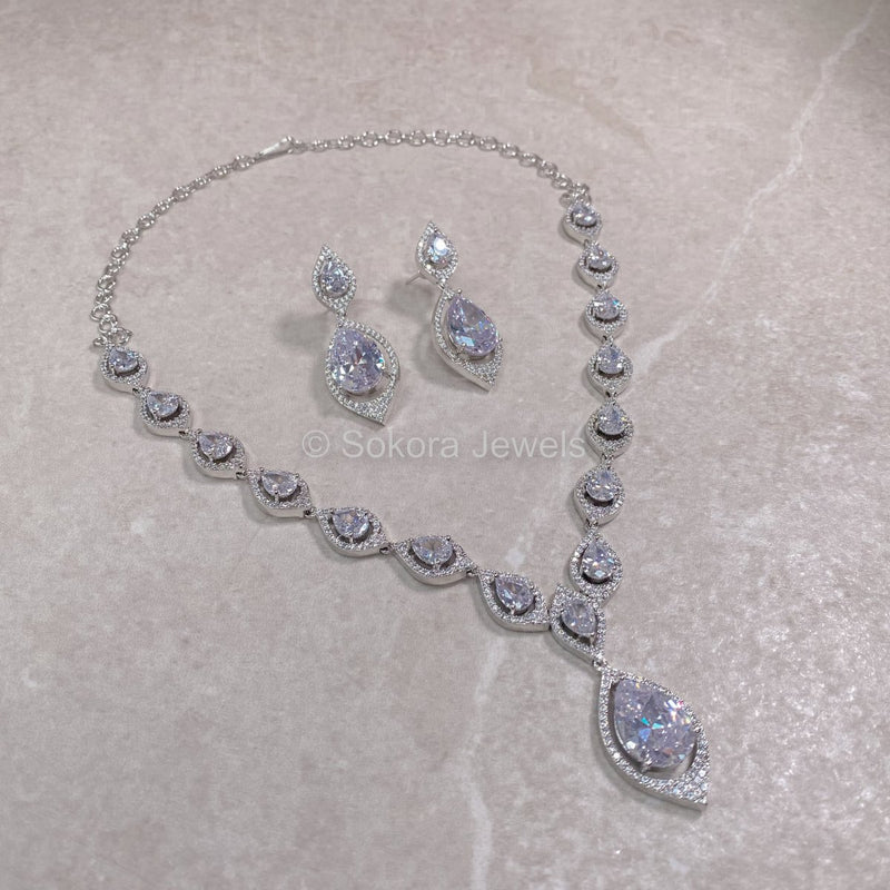 Tiffany Diamante Set - SOKORA JEWELSTiffany Diamante SetNECKLACE SETS