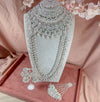 Yasmeen Bridal Necklace set - Pink - SOKORA JEWELSYasmeen Bridal Necklace set - Pink